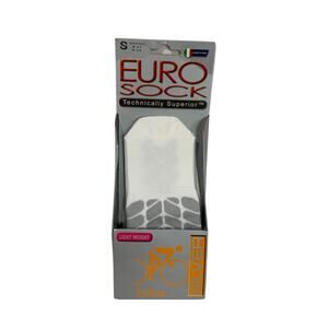 Small Euro Sock Light Weight Bike Silver Cycle Quarter EU202 Unisex